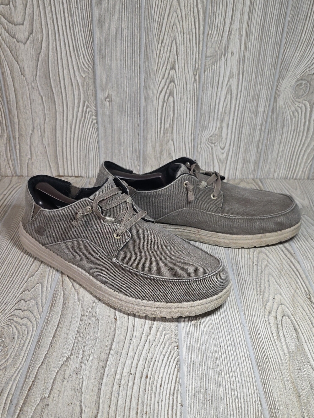 Skechers Volgo Slip On Canvas Loafers Mens Size 13